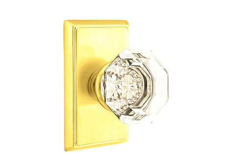 Emtek 8521OTUS3NL unlacquered brass dummy door knob