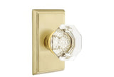 Emtek 8521OTUS4 satin brass dummy door knob