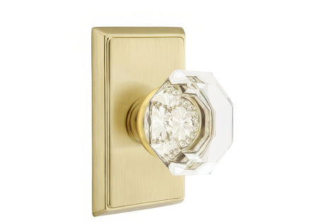 Emtek 8521OTUS4 satin brass dummy door knob