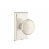Emtek 8521PUS15 satin nickel dummy door knob