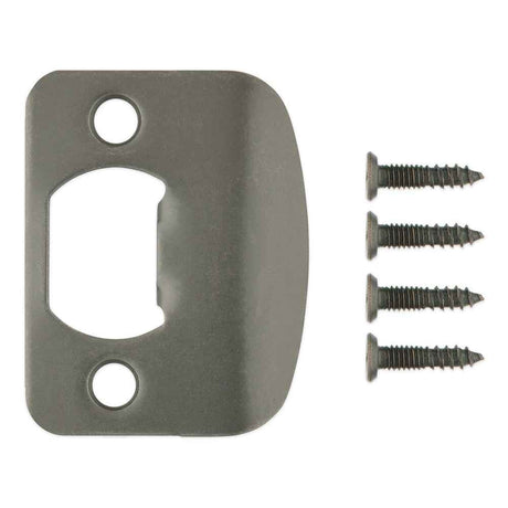 Kwikset 85303-0 Radius Corner Deadbolt Full Lip Strike in Satin Brass