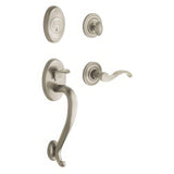 Baldwin 85315056LFD lifetime satin nickel dummy set