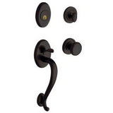 Baldwin 85315102DBLC oil rubbed bronze double cylinder handleset