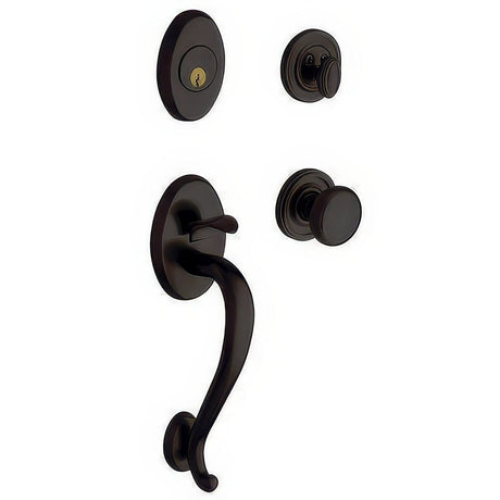 Baldwin 85315102DBLC oil rubbed bronze double cylinder handleset
