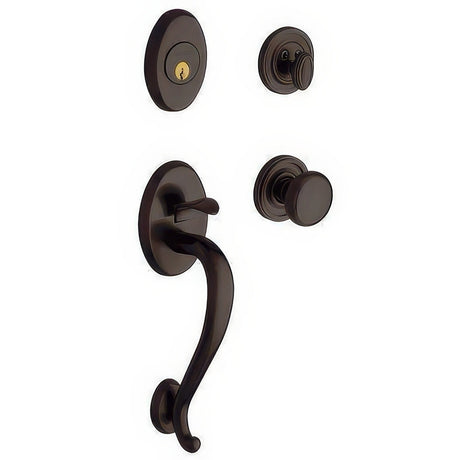 Baldwin 85315112DBLC venetian bronze double cylinder handleset