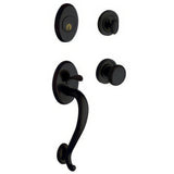 Baldwin 85315190FD satin black dummy set