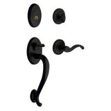 Baldwin 85315190LFD satin black dummy set