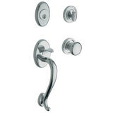 Baldwin 85315260DBLC polished chrome double cylinder handleset