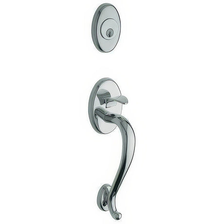 Baldwin 85315260RDBL polished chrome double cylinder handleset