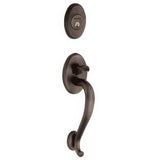 Baldwin 85315402ENTR distressed oil rubbed bronze single cylinder handleset