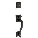 Baldwin 85320190FD satin black dummy handleset