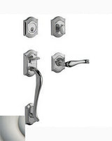 Baldwin 85327056LENT lifetime satin nickel single cylinder handleset