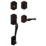 Baldwin 85327402LFD distressed oil rubbed bronze dummy handleset
