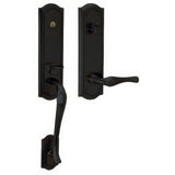 Baldwin 85337190RFD satin black dummy handleset