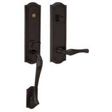 Baldwin 85337402RENT distressed oil rubbed bronze single cylinder handleset