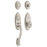 Baldwin 853450552ENT lifetime polished nickel single cylinder handleset
