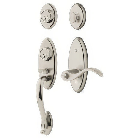 Baldwin 853450552RFD lifetime polished nickel dummy two point handleset