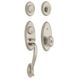 Baldwin 853450562FD lifetime satin nickel dummy handleset
