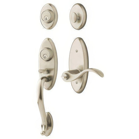 Baldwin 853450562LFD lifetime satin nickel dummy two point handleset
