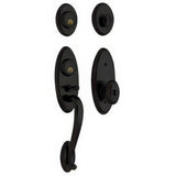 Baldwin 853451902FD satin black dummy handleset