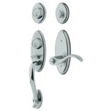 Baldwin 853452602DCL polished chrome double cylinder handleset