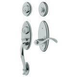 Baldwin 853452602DCR polished chrome double cylinder handleset