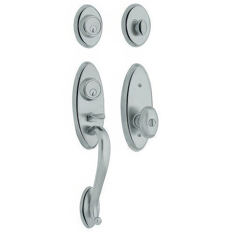 Baldwin 853452602FD polished chrome dummy handleset