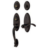 Baldwin 853454022DCL distressed oil rubbed bronze double cylinder handleset
