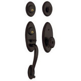 Baldwin 853454022ENT distressed oil rubbed bronze single cylinder handleset