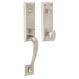 Baldwin 85352056FD lifetime satin nickel dummy set