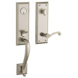Baldwin 85355056LENT lifetime satin nickel single cylinder handleset