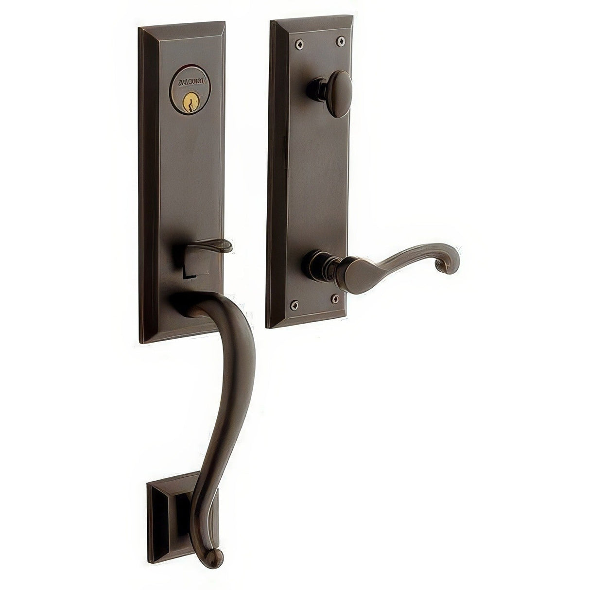 Baldwin 85355112LFD venetian bronze dummy handleset