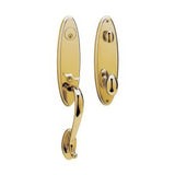 Baldwin 85360003FD lifetime polished brass dummy handleset