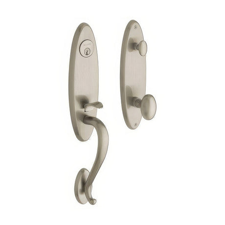 Baldwin 85360056FD lifetime satin nickel dummy handleset