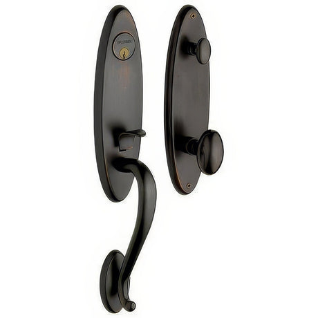 Baldwin 85360102ENTR oil rubbed bronze single cylinder handleset