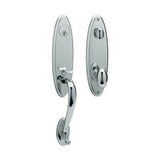 Baldwin 85360260FD polished chrome dummy handleset
