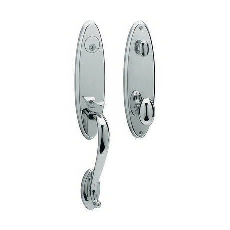 Baldwin 85360260FD polished chrome dummy handleset