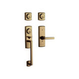 Baldwin 853850502DCL satin brass and black double cylinder handleset