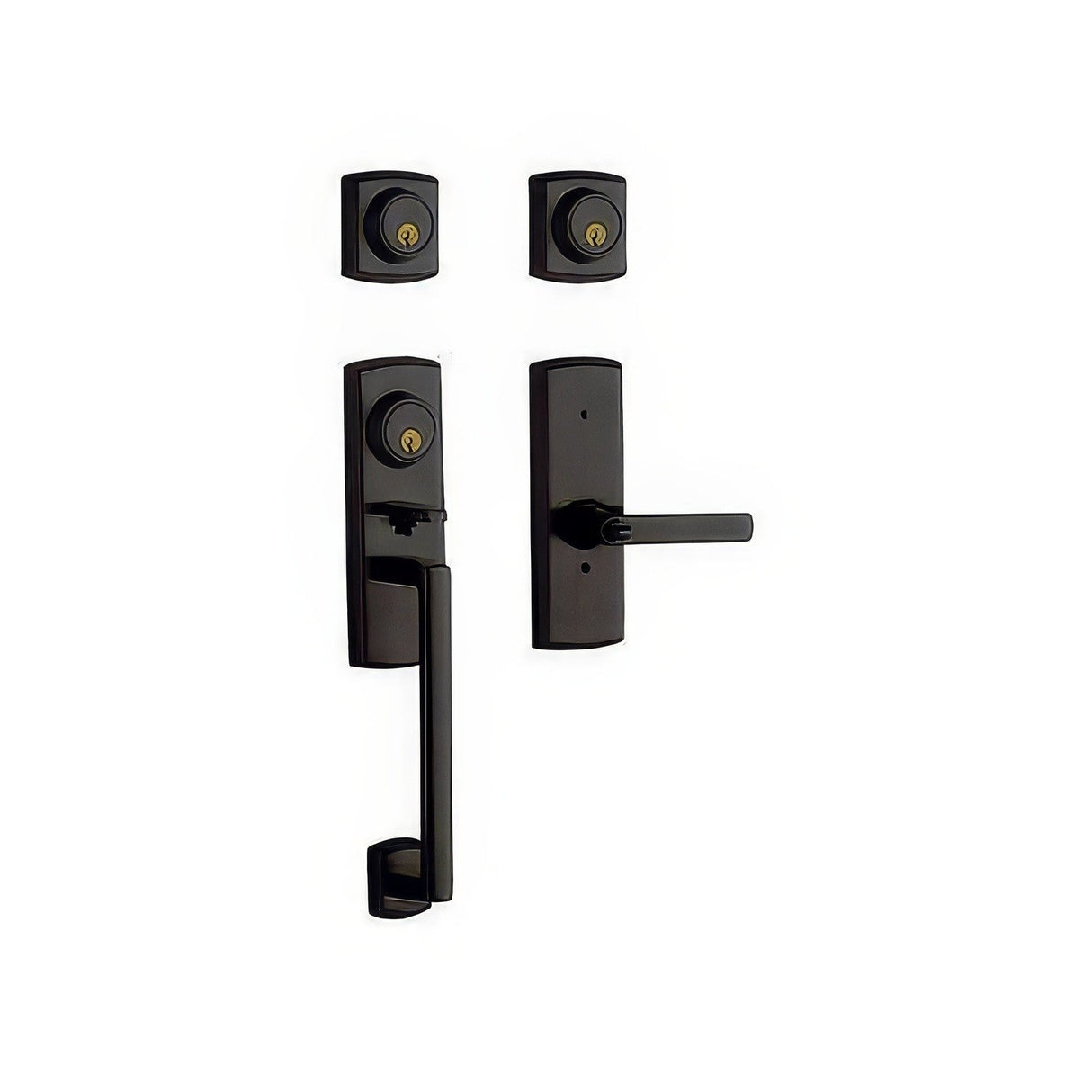 Baldwin 853851022DCL oil rubbed bronze double cylinder handleset