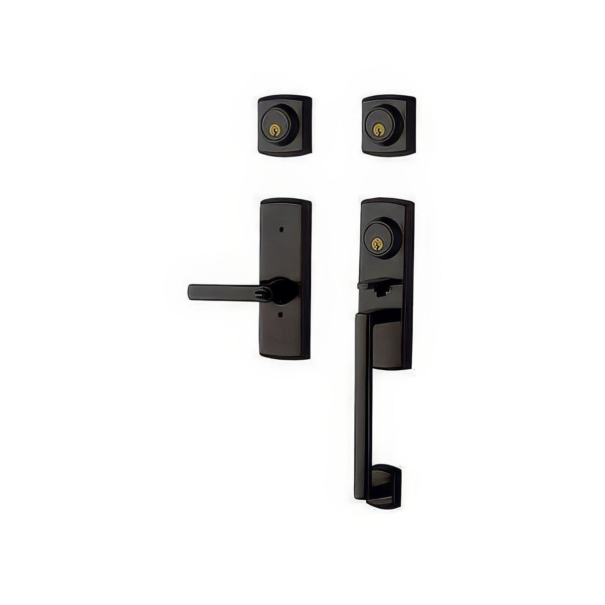 Baldwin 853851022DCR oil rubbed bronze double cylinder handleset