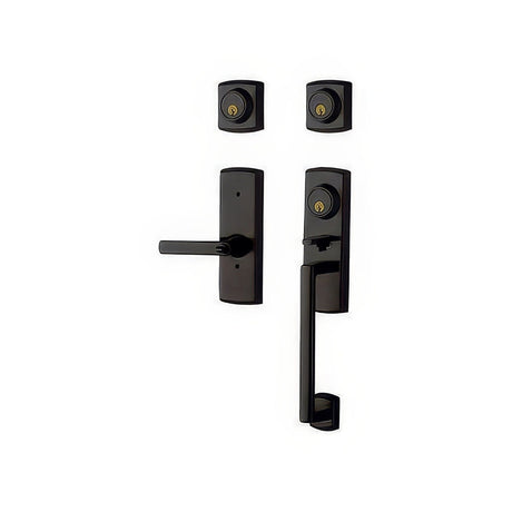 Baldwin 853851022DCR oil rubbed bronze double cylinder handleset