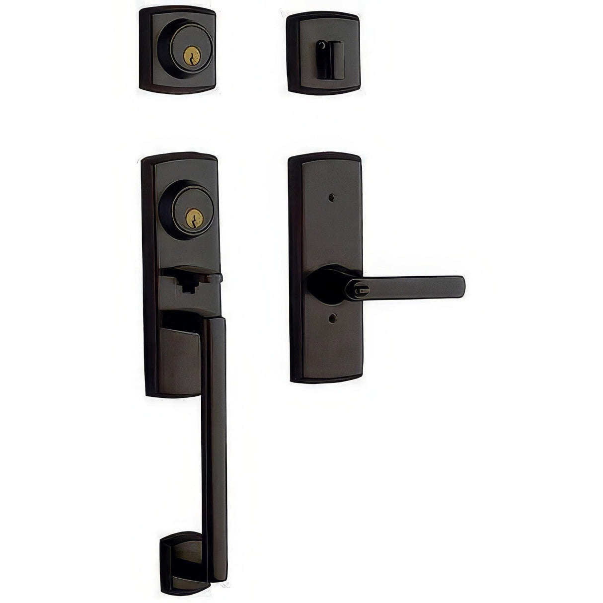 Baldwin 853851022LH oil rubbed bronze single cylinder handleset