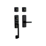 Baldwin 853851902DCL satin black double cylinder handleset