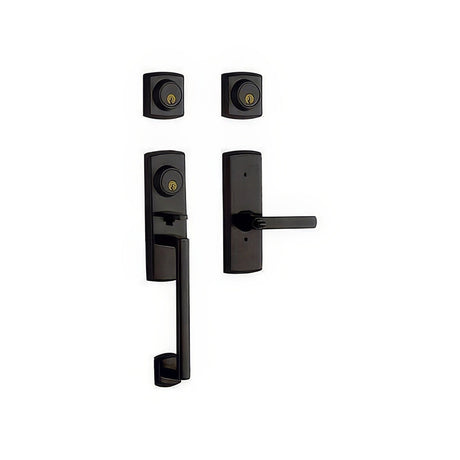 Baldwin 853854022DCL distressed oil rubbed bronze double cylinder handleset