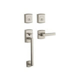 Baldwin 85386055LDBL lifetime polished nickel double cylinder handleset