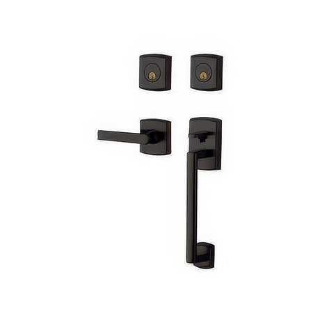 Baldwin 85386102RDBL oil rubbed bronze double cylinder handleset