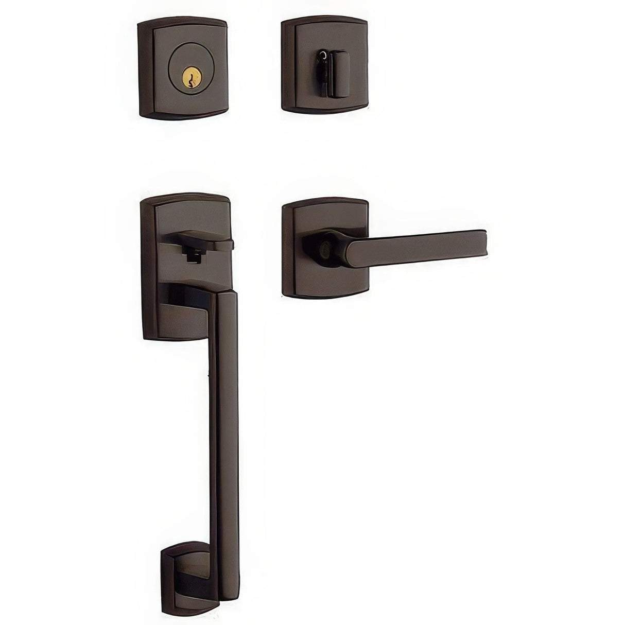Baldwin 85386112RFD venetian bronze dummy handleset