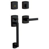 Baldwin 85386190RFD satin black dummy handleset