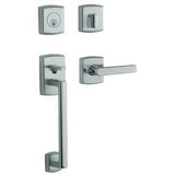 Baldwin 85386260RFD polished chrome dummy handleset