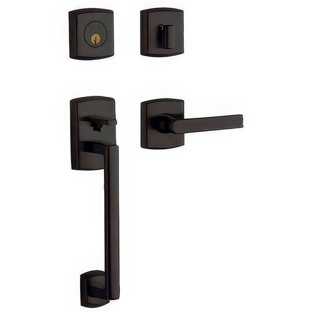 Baldwin 85386402LFD distressed oil rubbed bronze dummy handleset